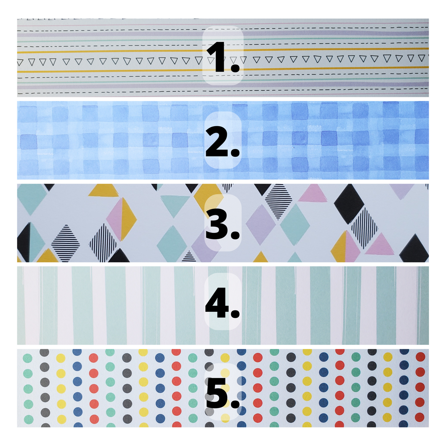 Patterned Custom Name Puzzle