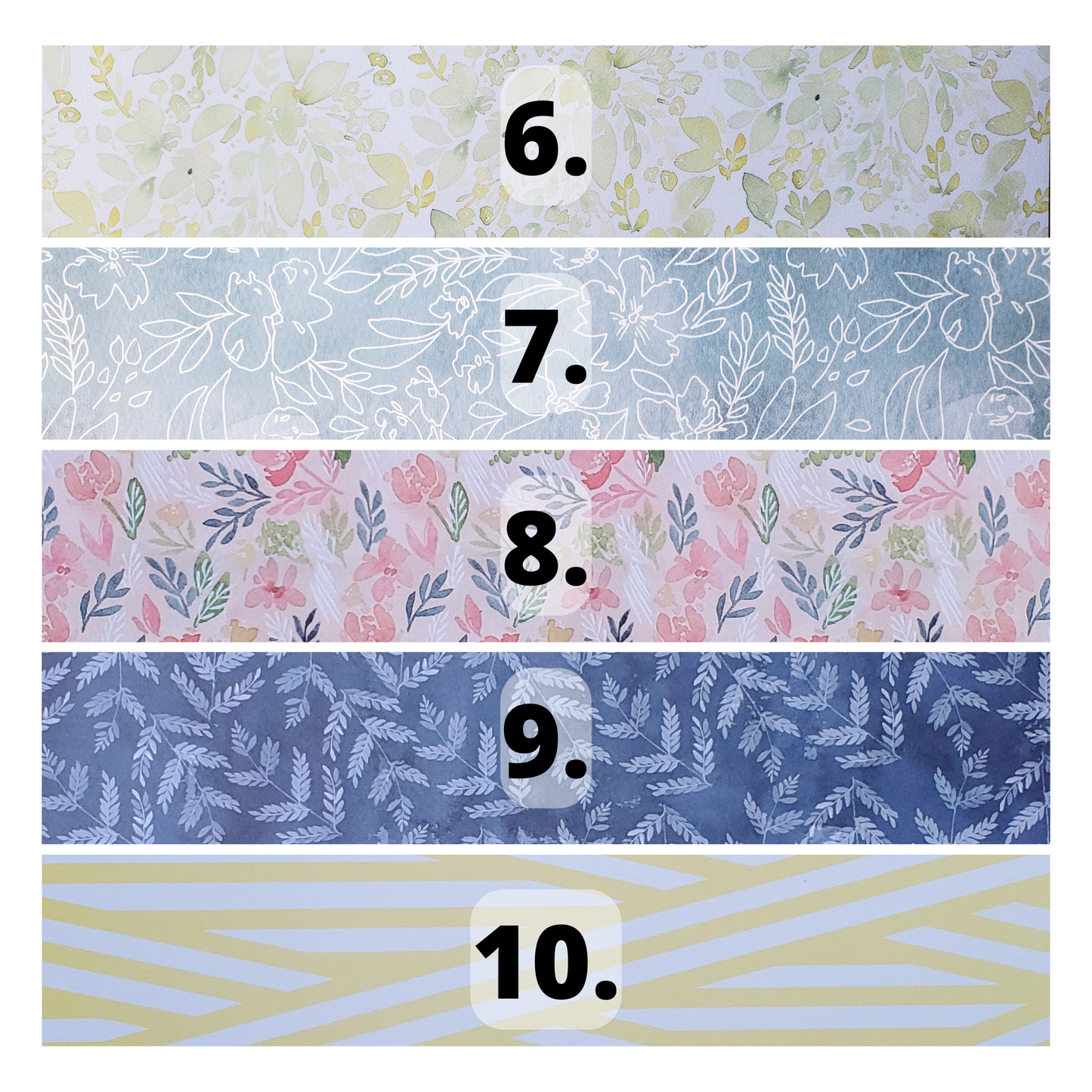 Patterned Custom Name Puzzle