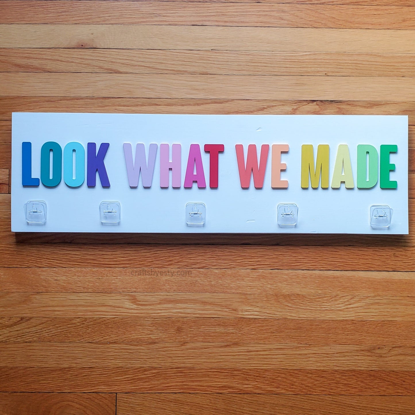'Look What We Made' Children's Art Display