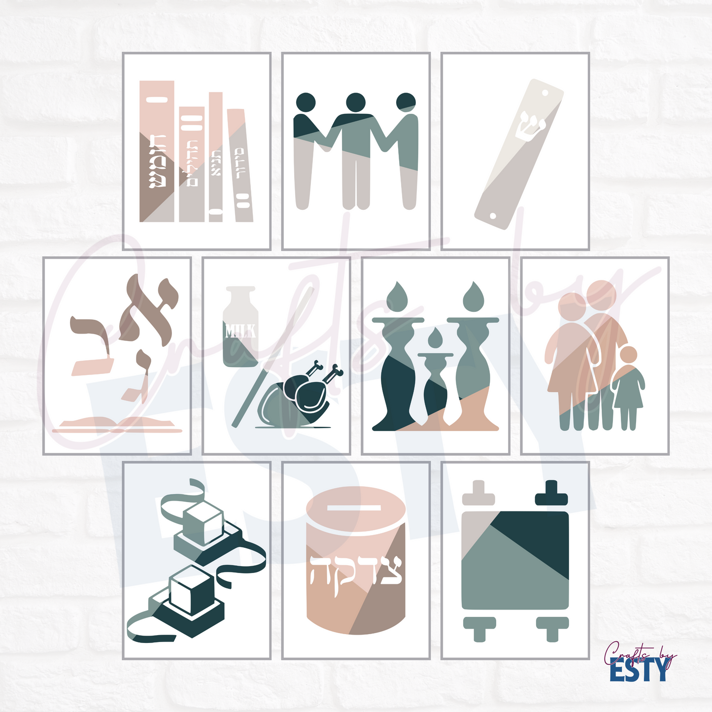 Neutral 10 Mivtzoim- Instant Download
