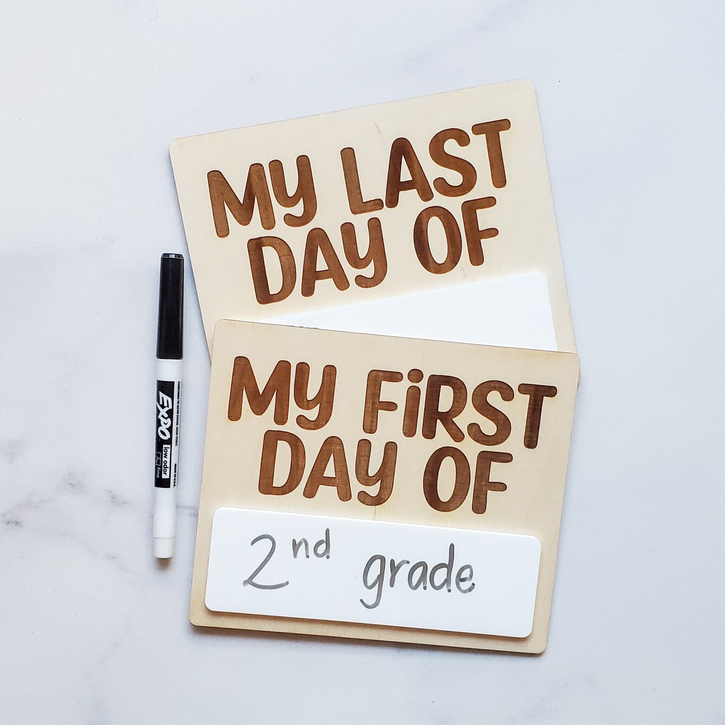 First & Last Day of School Signs- Set of 2