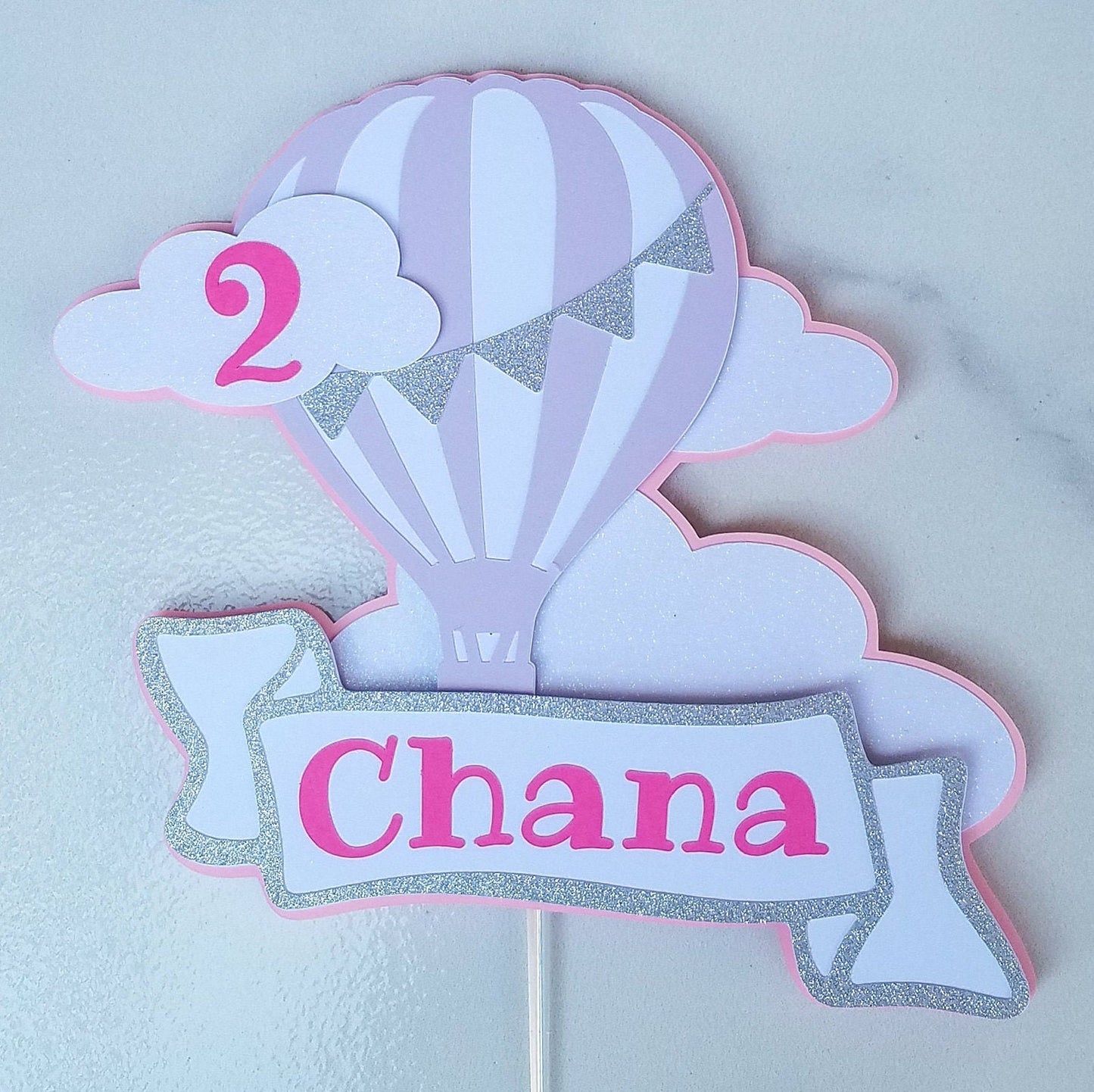 Hot Air Balloon Cake Topper