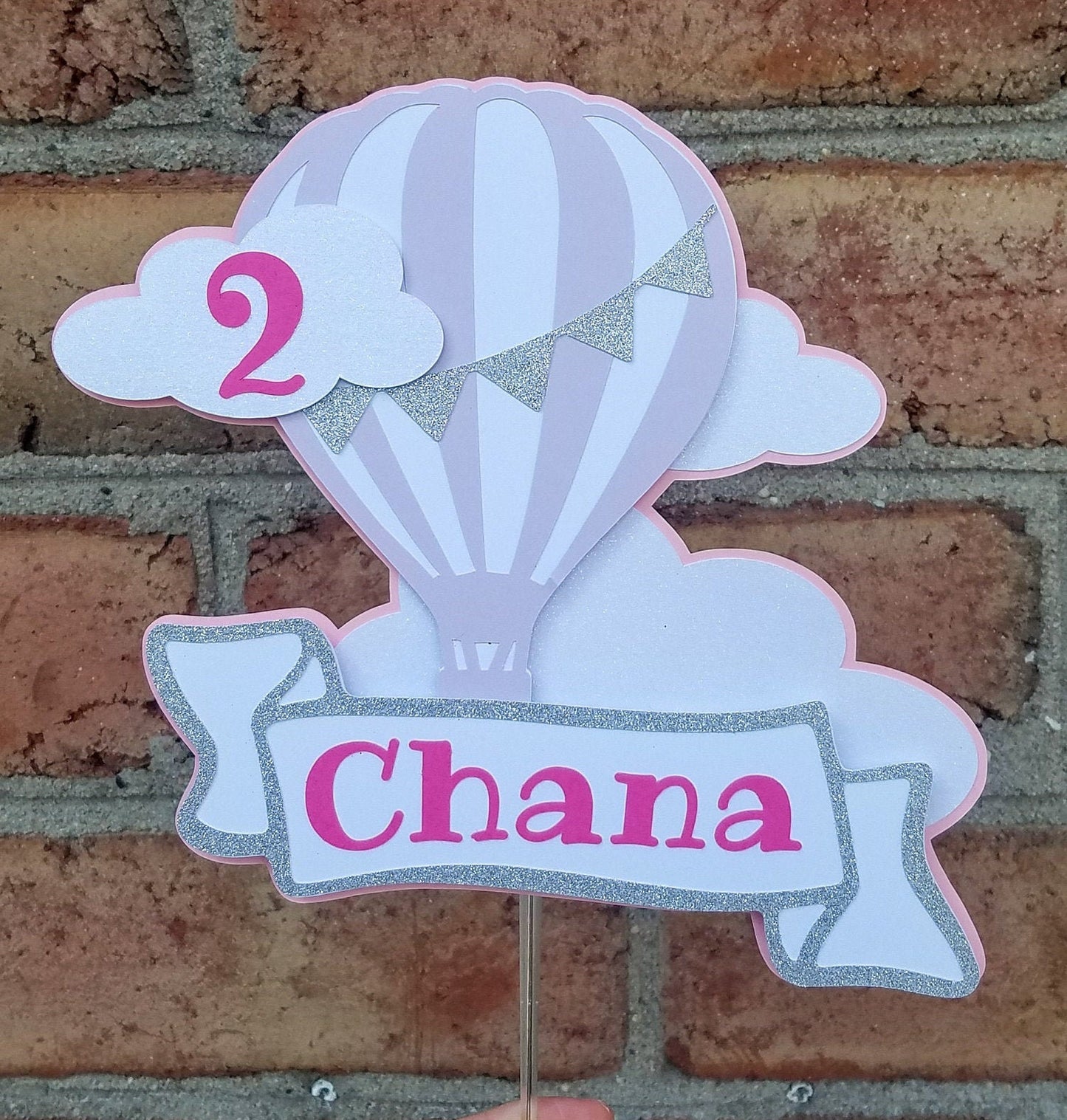 Hot Air Balloon Cake Topper