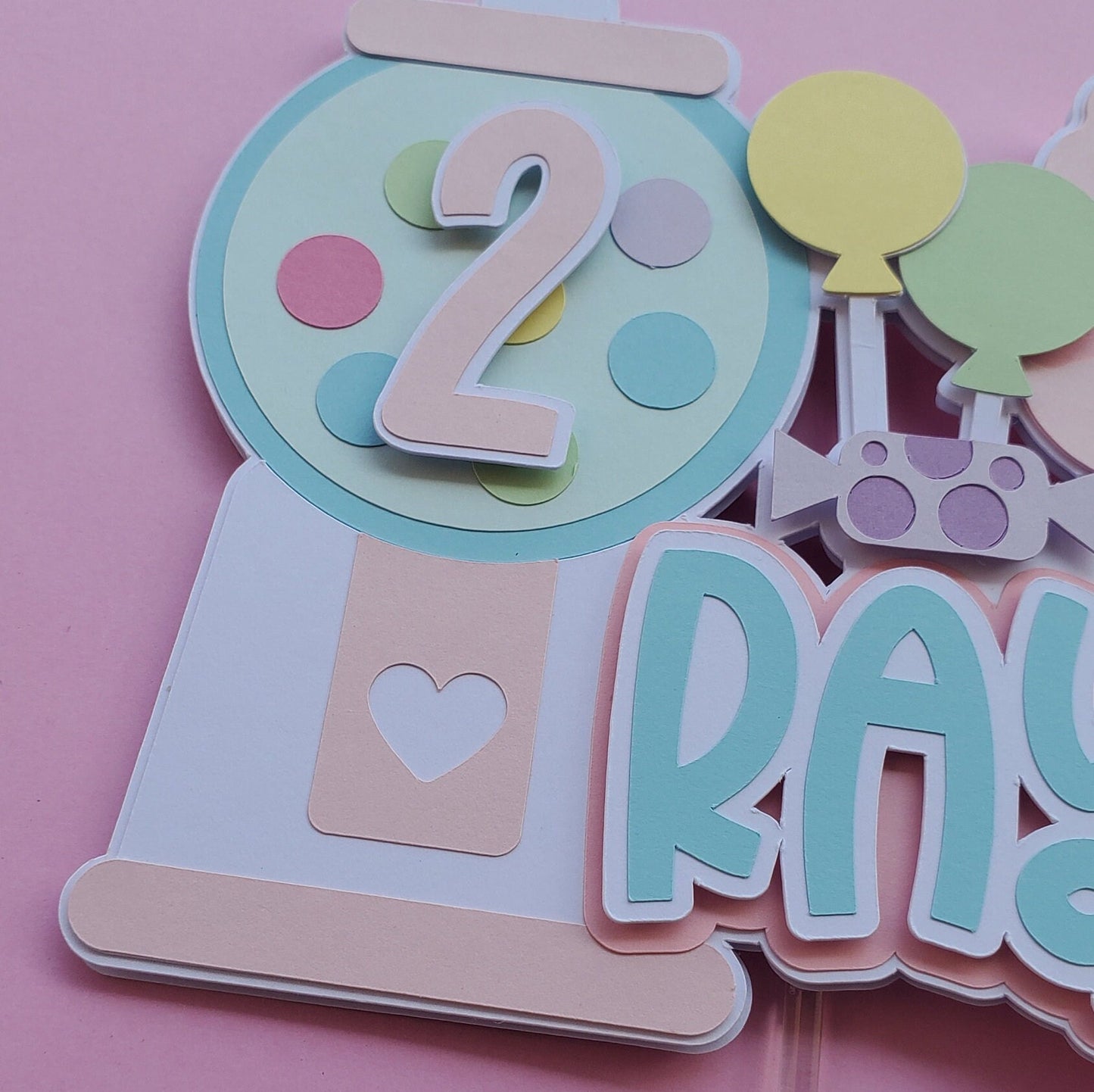 Candy Themed Cake Topper