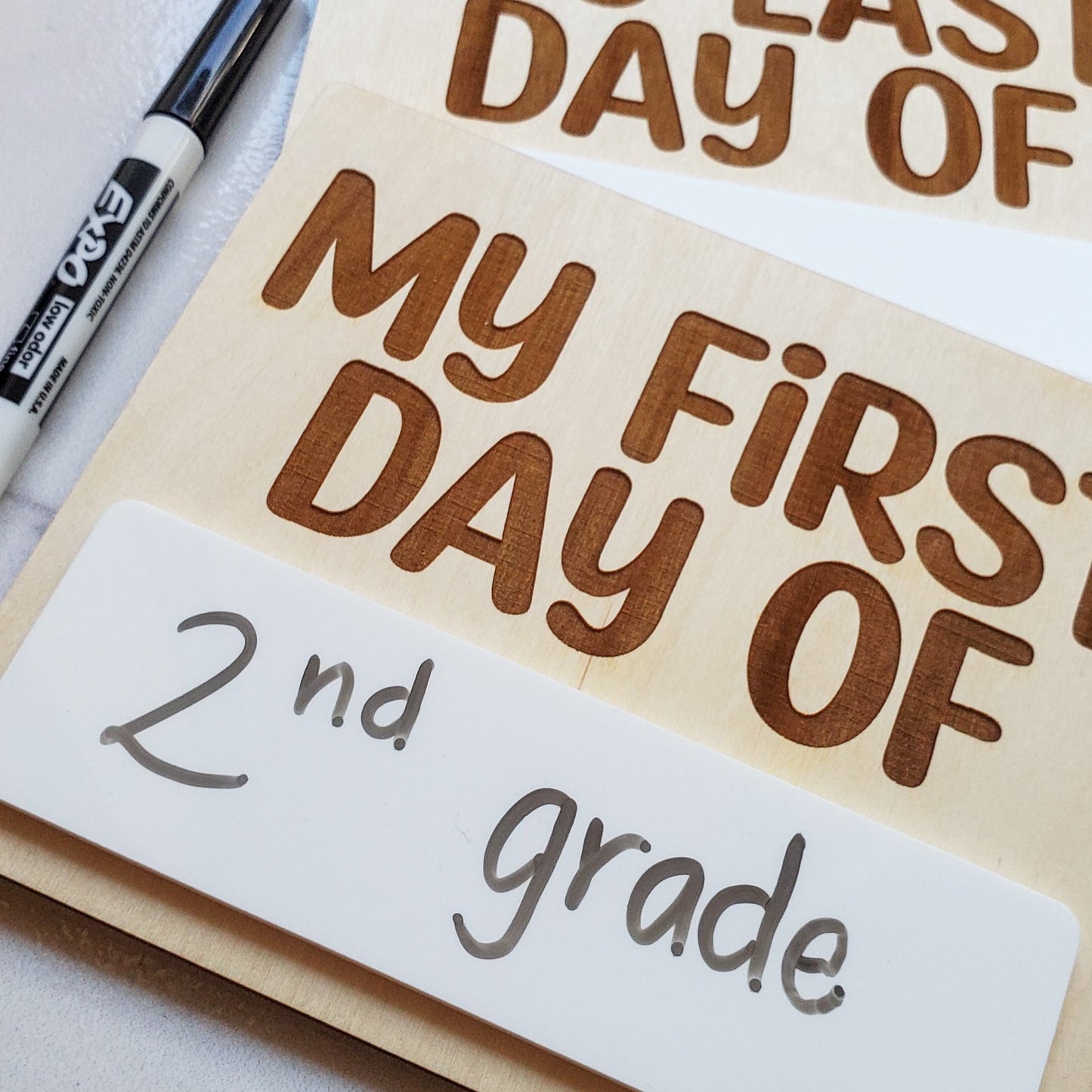 First & Last Day of School Signs- Set of 2