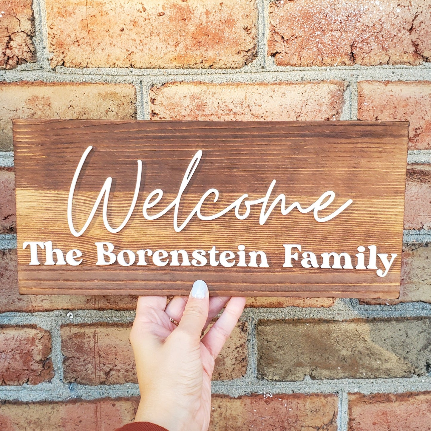 Family Welcome Plaque- English