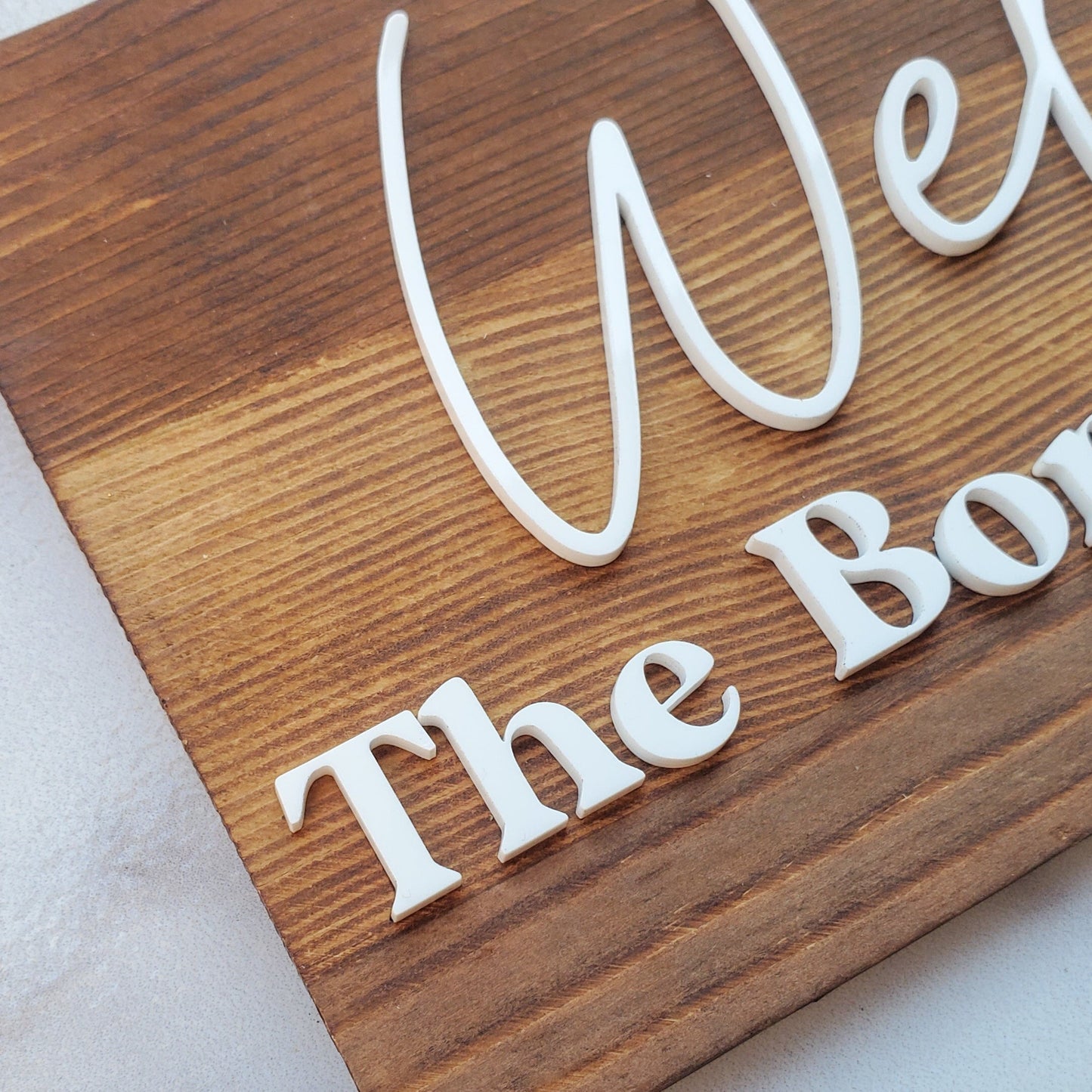 Family Welcome Plaque- English