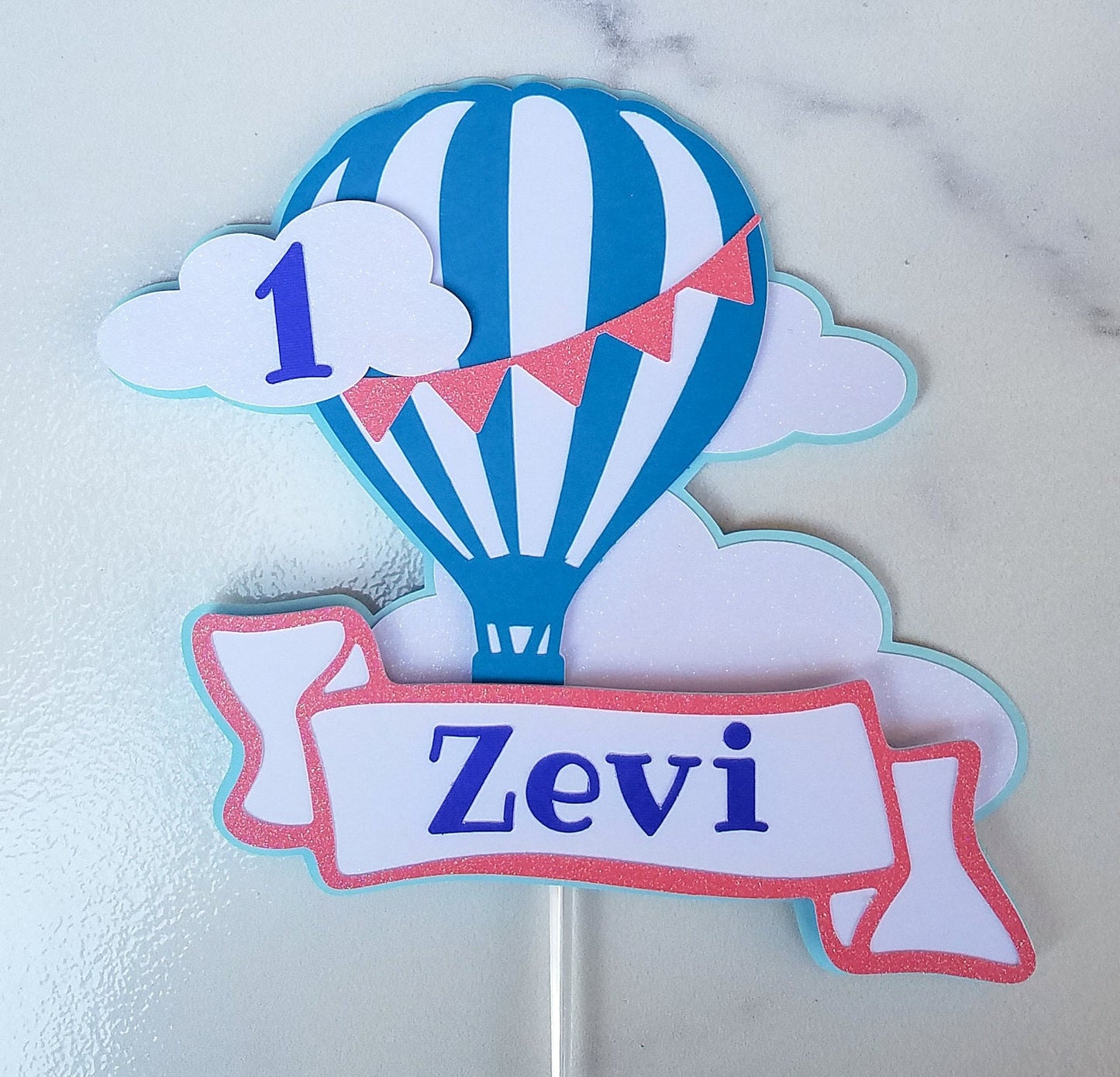 Hot Air Balloon Cake Topper