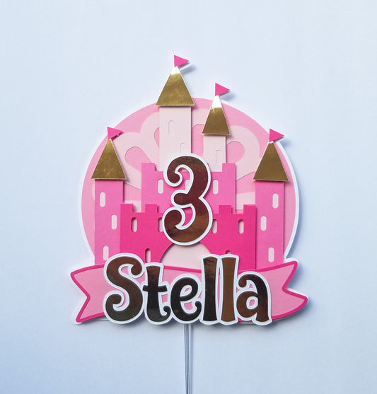 Princess Castle Cake Topper