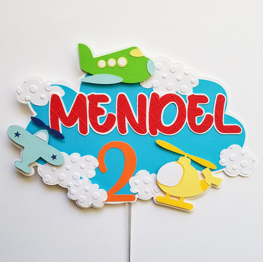 Air Travel Cake Topper