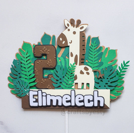 Jungle Cake Topper