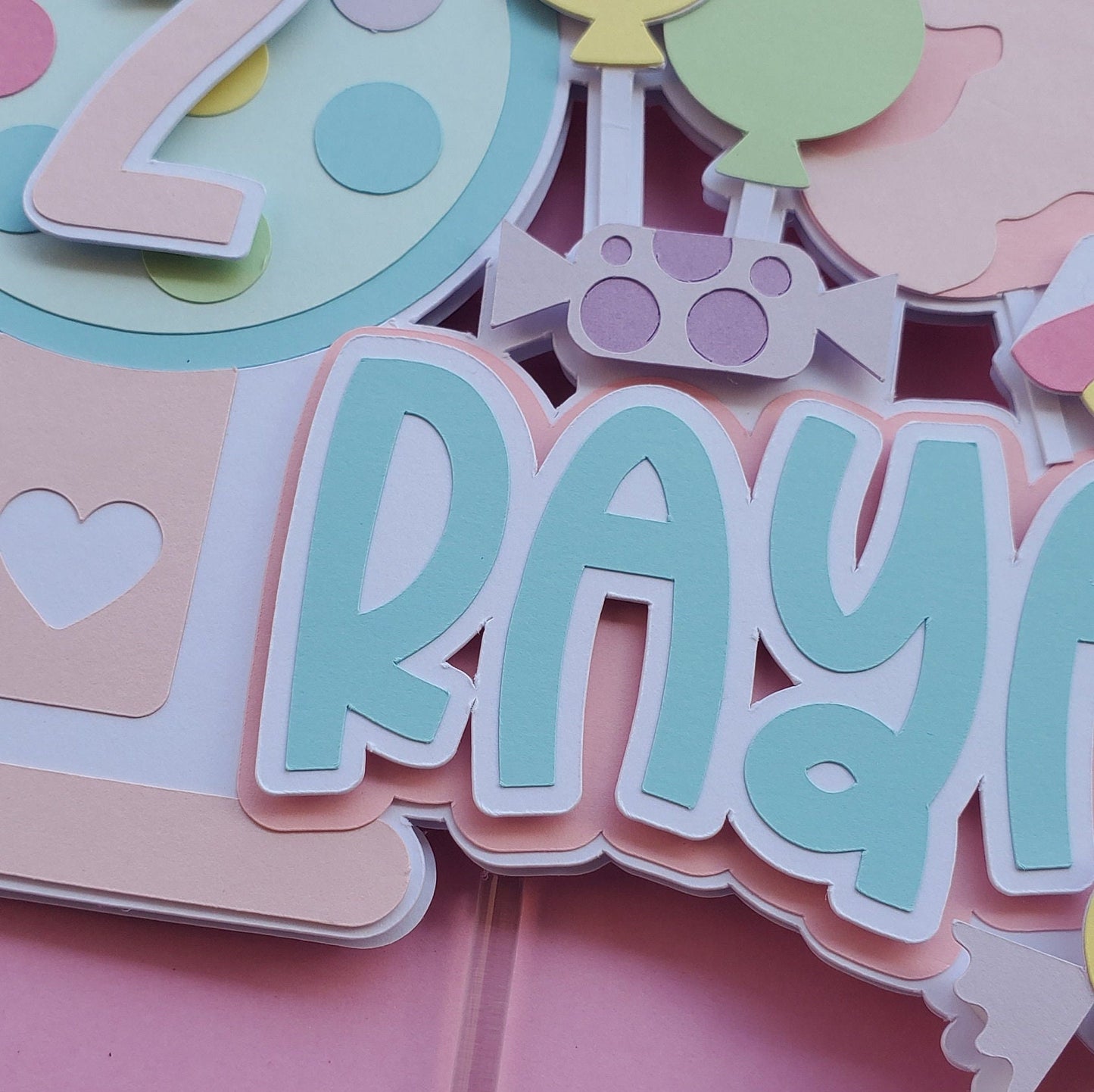 Candy Themed Cake Topper